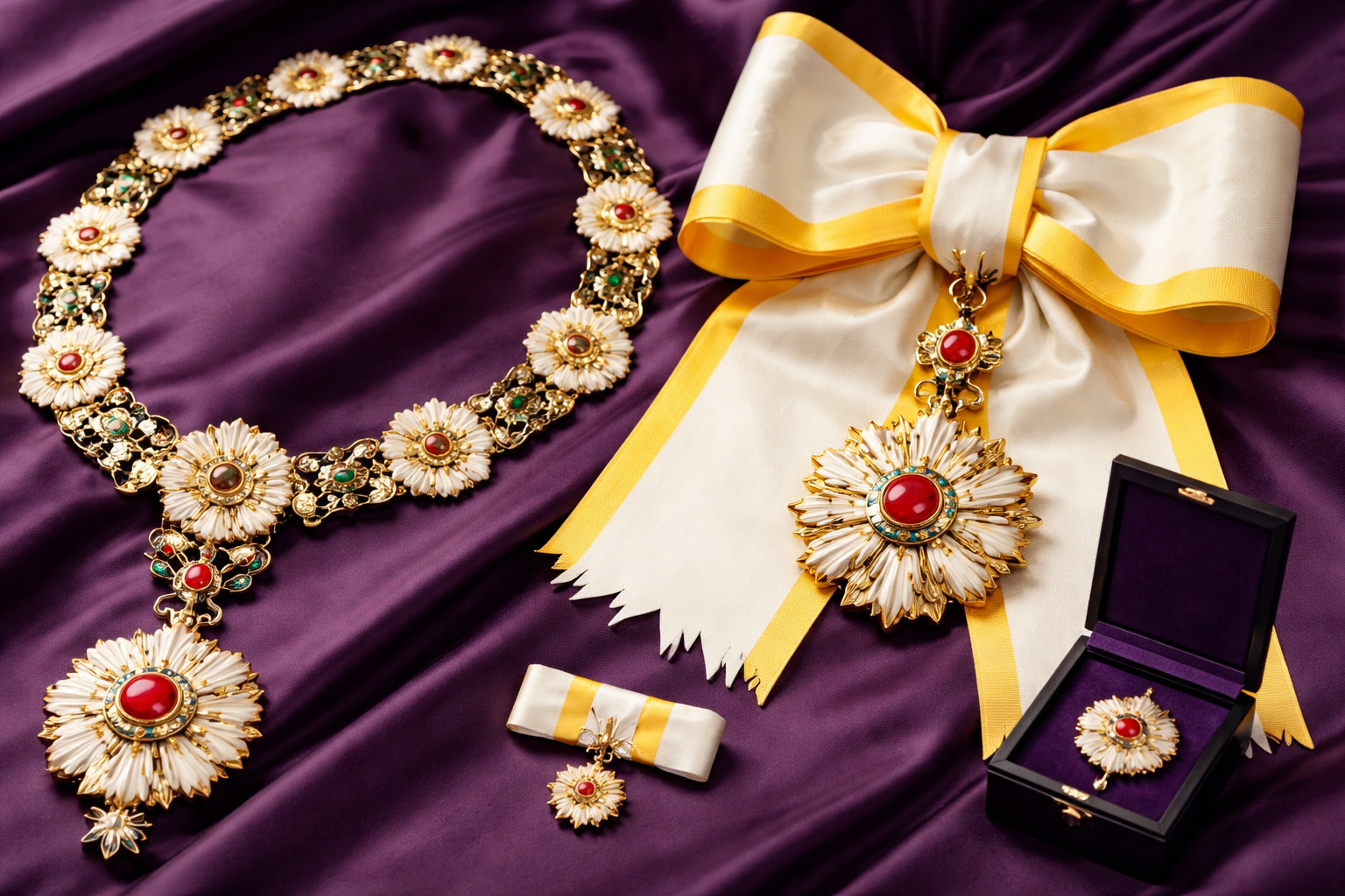 大勲位菊花章をイメージした生成画像