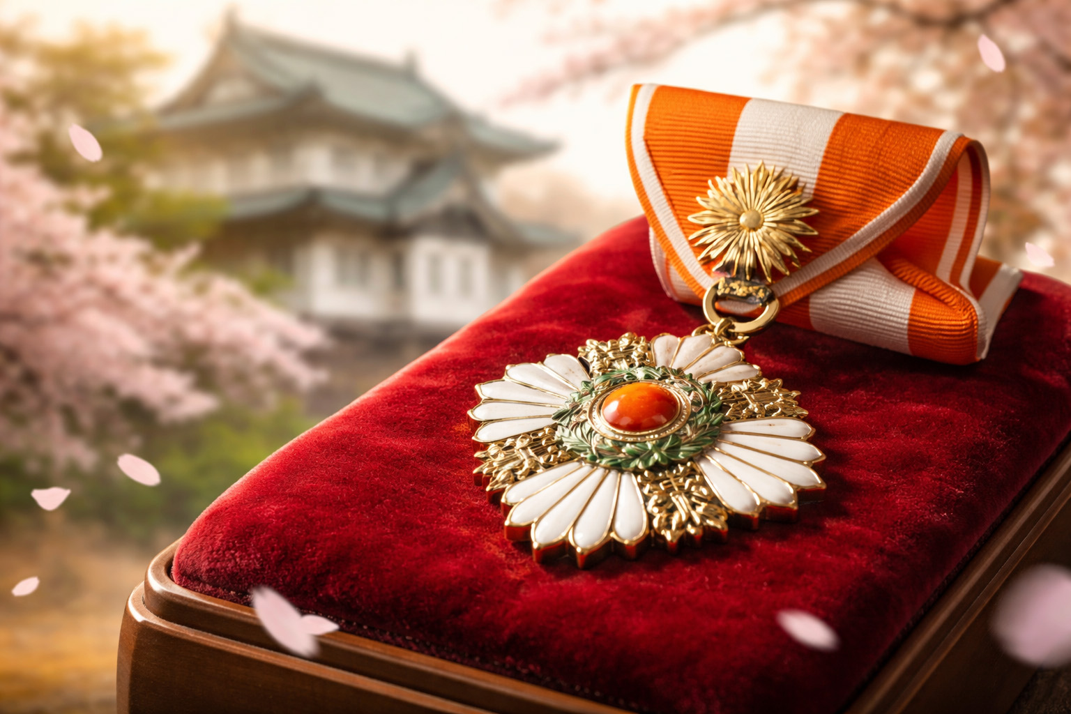 文化勲章をイメージした生成画像